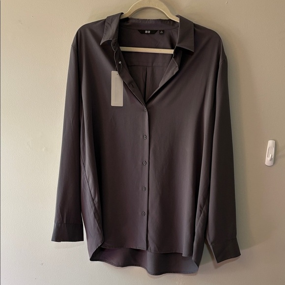 Women’s dark grey dress shirt size XL - Picture 1 of 5